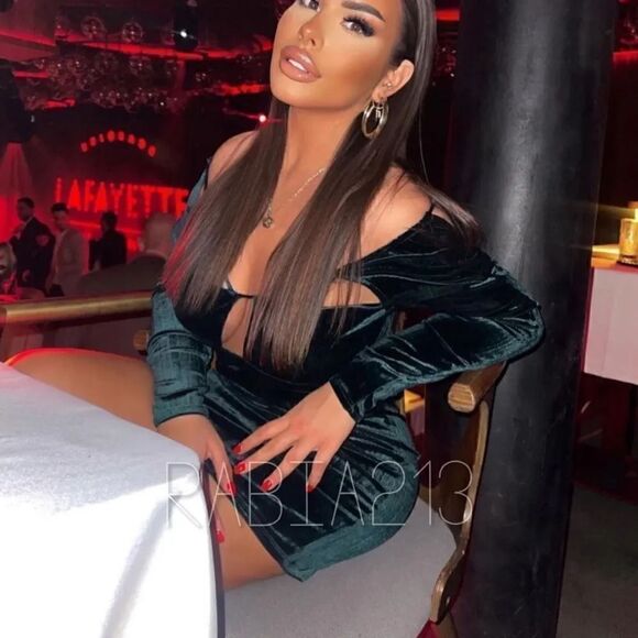 ZARA VELVET CUT OUT DRESS - Picture 11 of 15